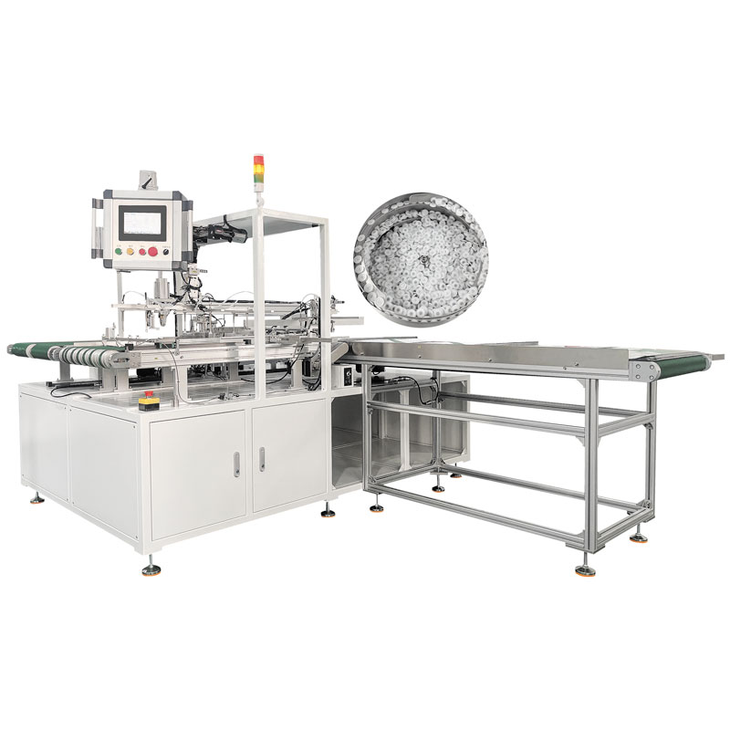 Automatic plastic particle bags degassing valve sealing machine